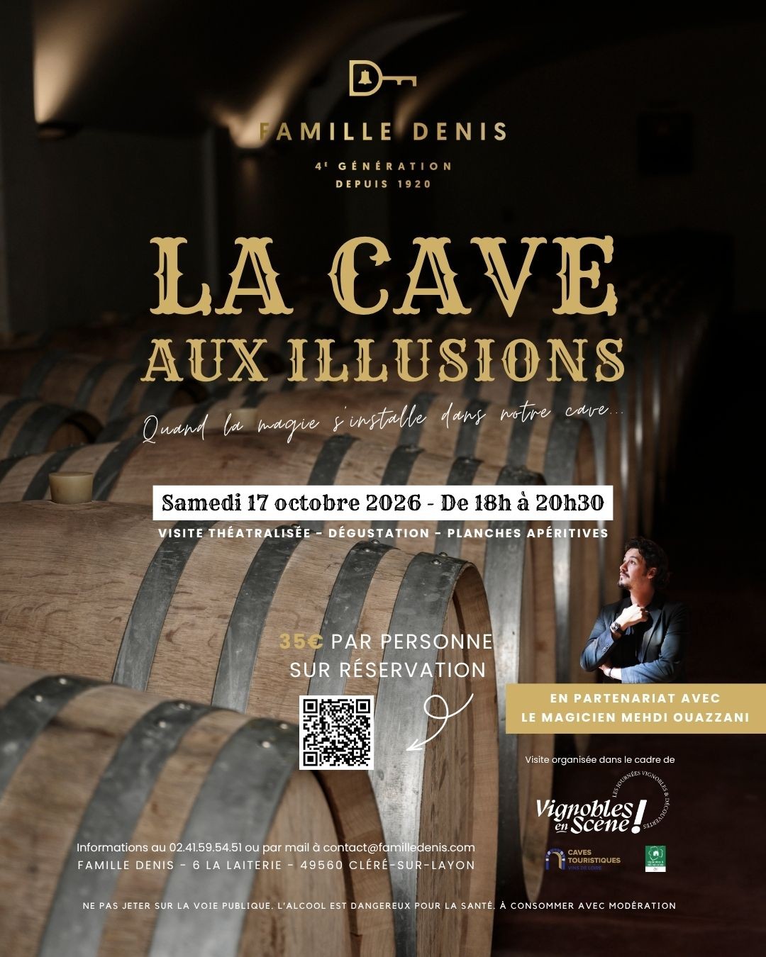 Quand la magie s’installe dans les caves de Famille Denis...